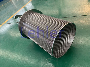 Superfície lisa do fio do filtro de tela da cesta SUS304 para o tratamento de águas residuais