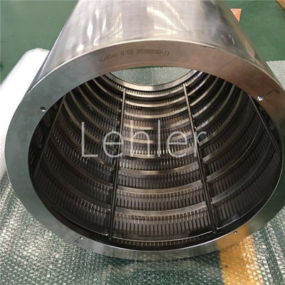 O filtro de tela de aço inoxidável do fio de 40 graus V soldou a carga pesada