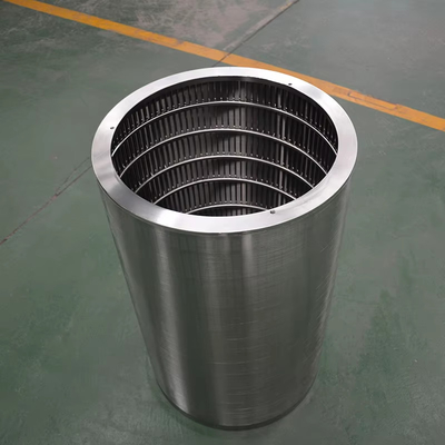 Ecrãs de fio de cunha de aço inoxidável de alta resistência para melhorar a resistência ao desgaste no processamento de minerais grosseiros